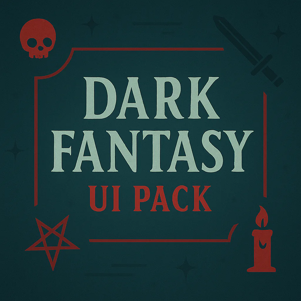Dark Fantasy UI Pack product preview